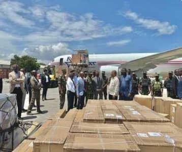 Hier des matériels transmis aux Forces Armées d’Haïti